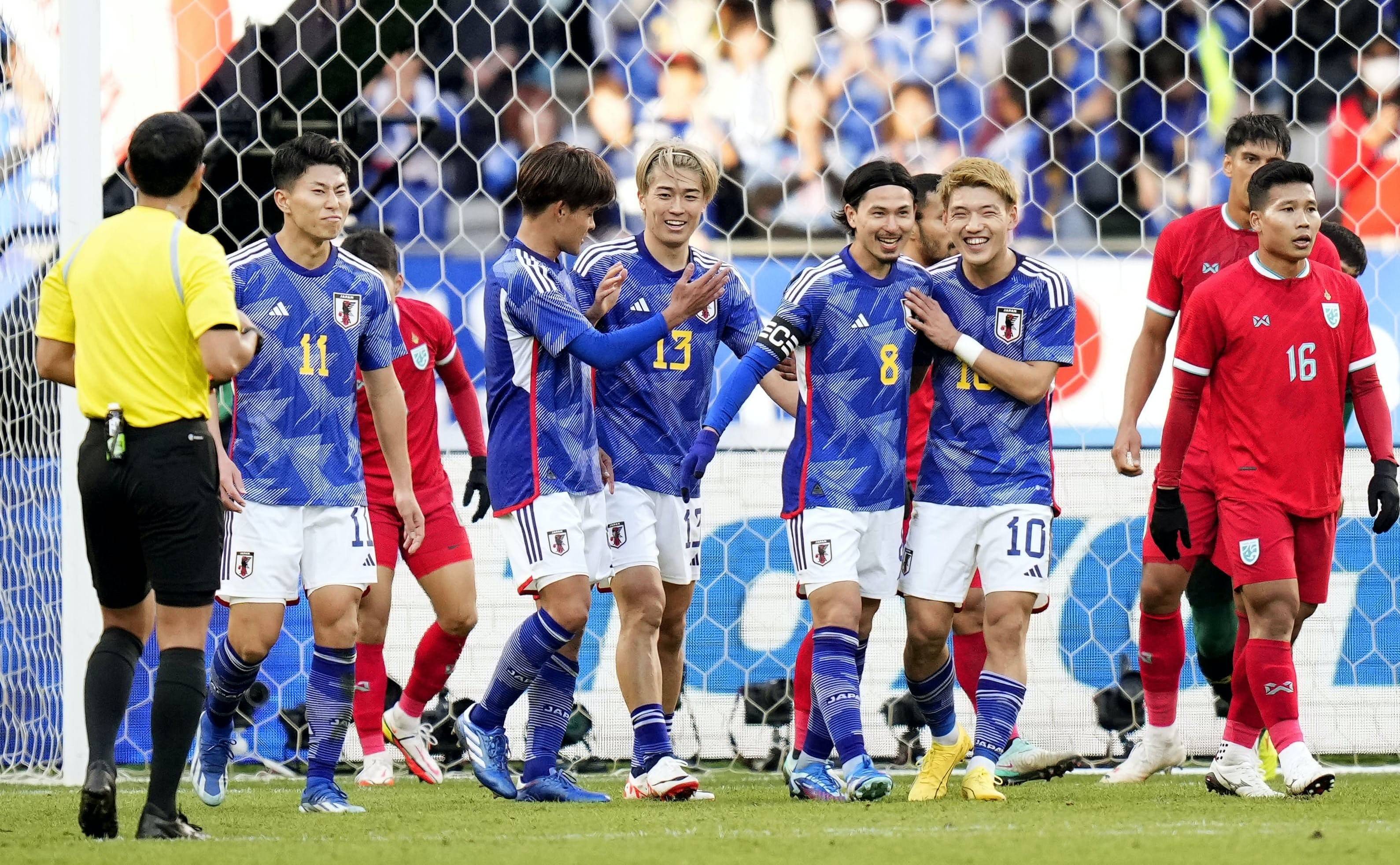 包含日本队在亚洲赛事中获得胜利，期待更好表现的词条